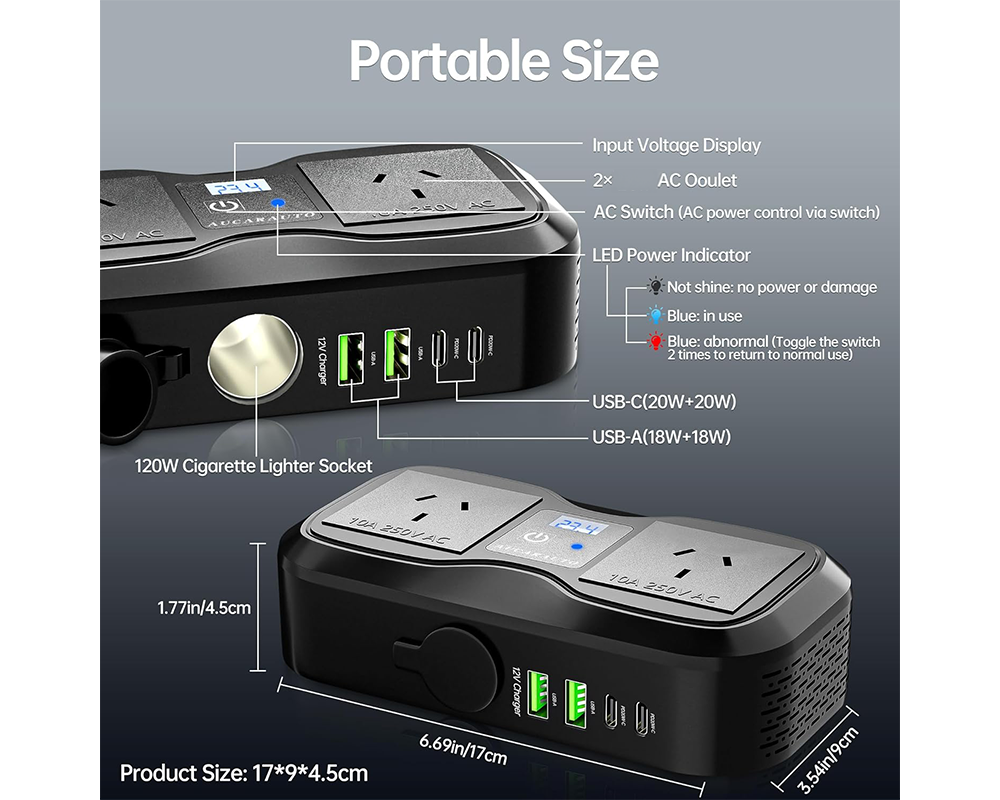 Car Power Inverter 200W