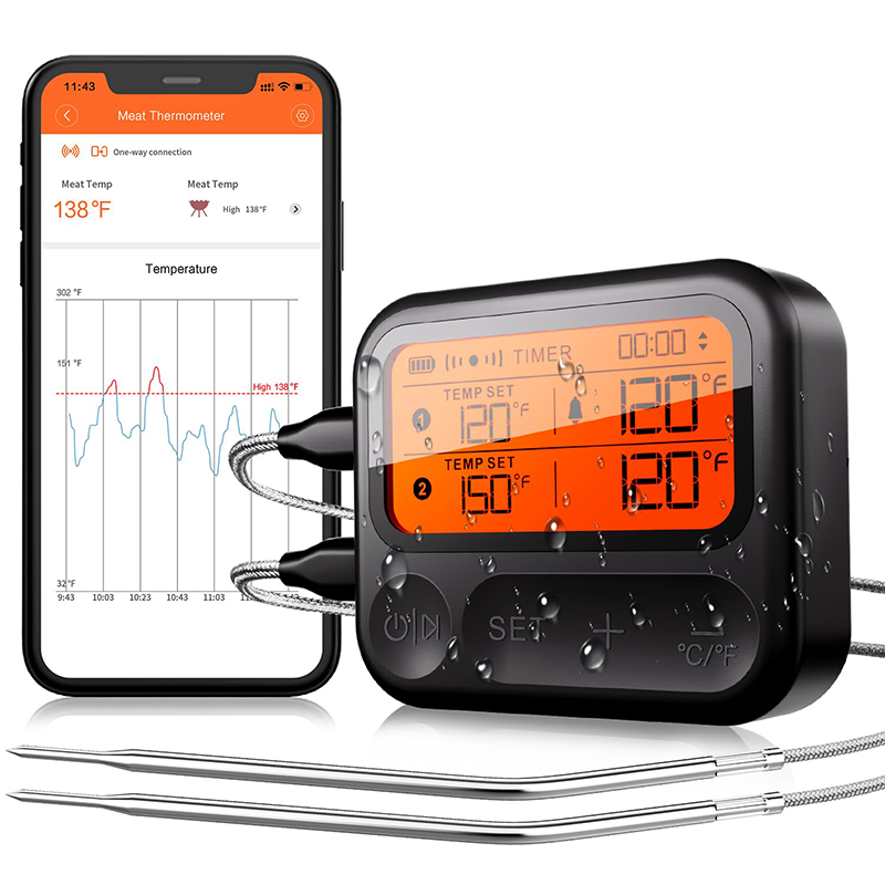 Meat Thermometer, Digital Meat Thermometer, Kitchen Timer