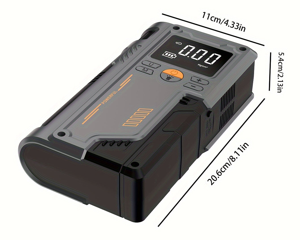 Portable Car Jump Starter with Air Pump