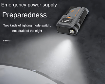 Portable Car Jump Starter with Air Pump