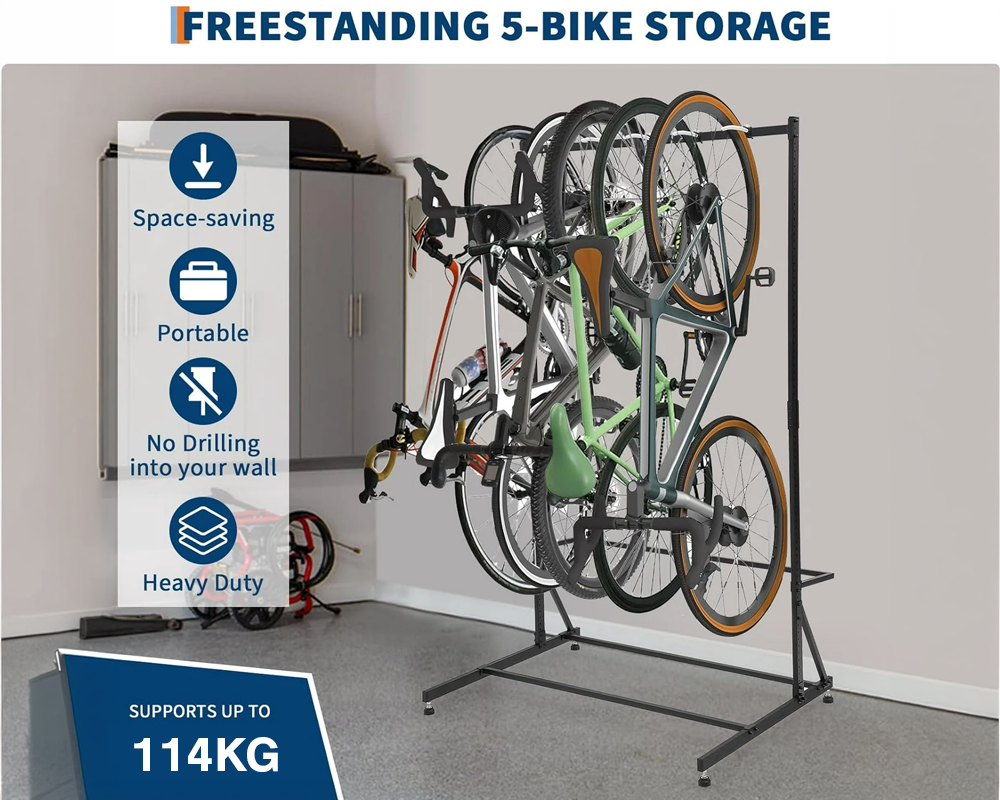 Freestanding Bike Storage Rack
