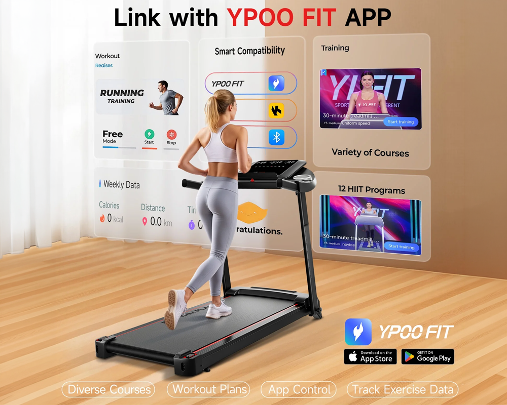 Folding Treadmill Mechanical Treadmill Walking Machine