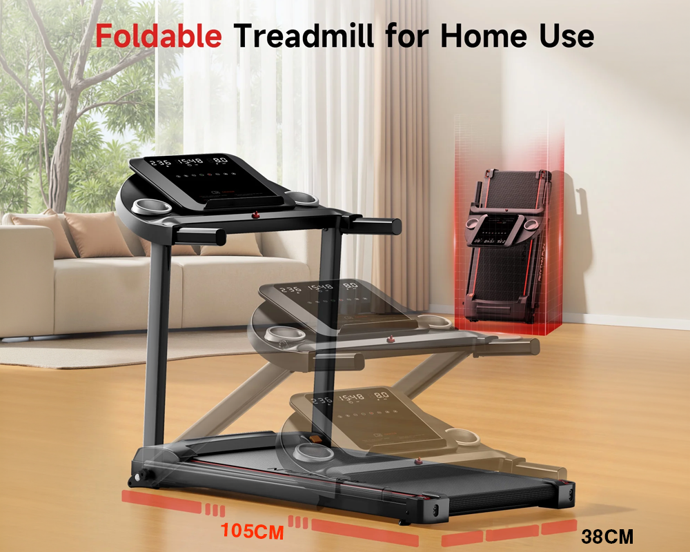 Folding Treadmill Mechanical Treadmill Walking Machine