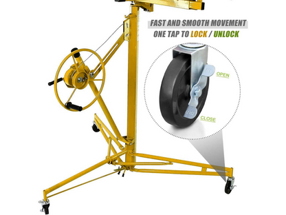 Drywall Panel Lifter 16FT Heavy Duty Plasterboard Hoist Drywall