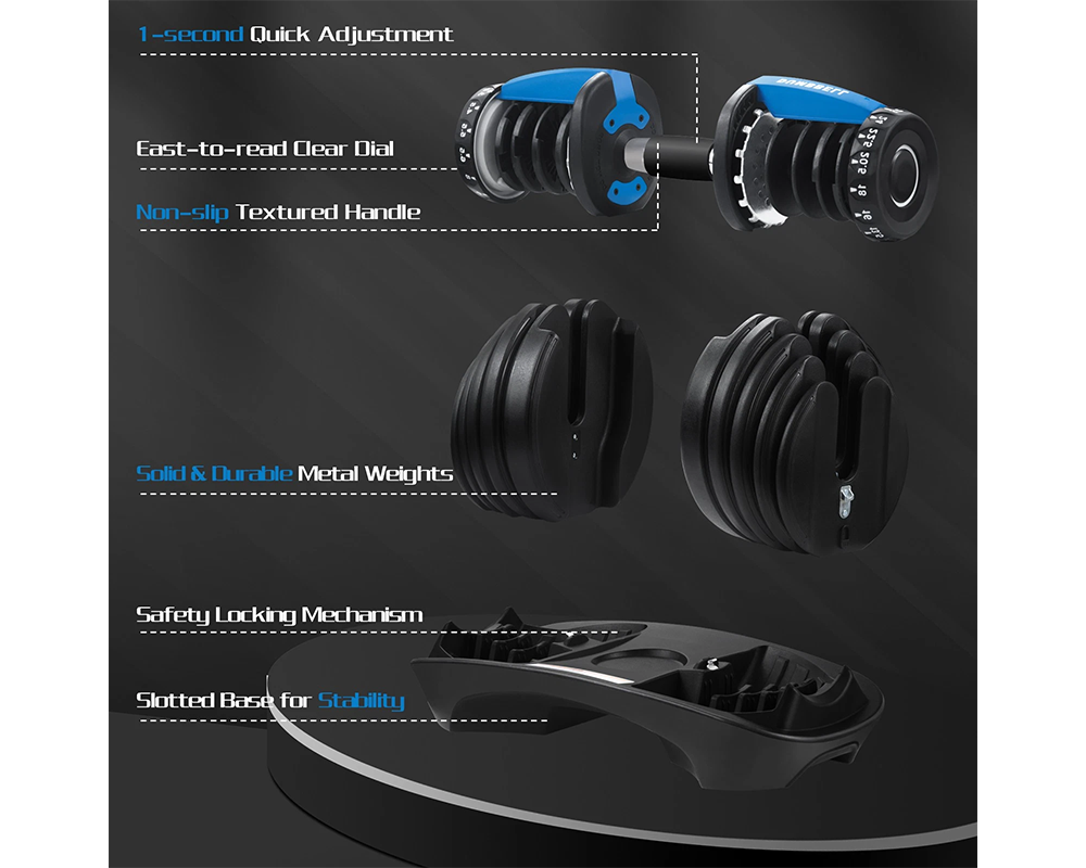 Adjustable dumbbells 24Kg