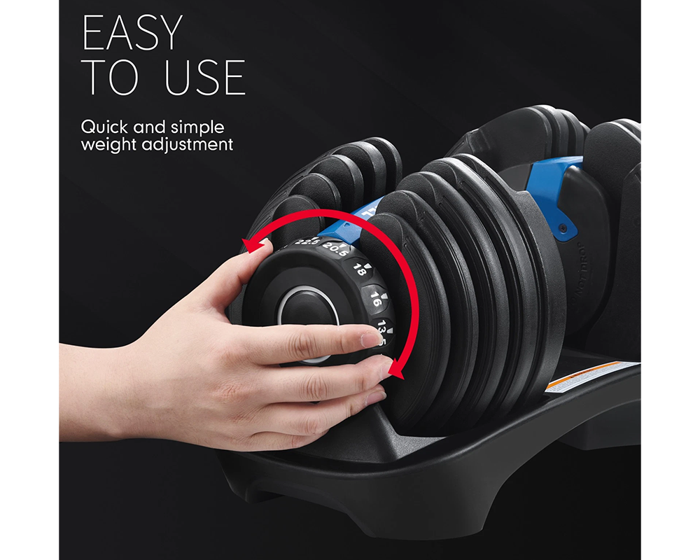 Adjustable Dumbbells 24Kg Pair