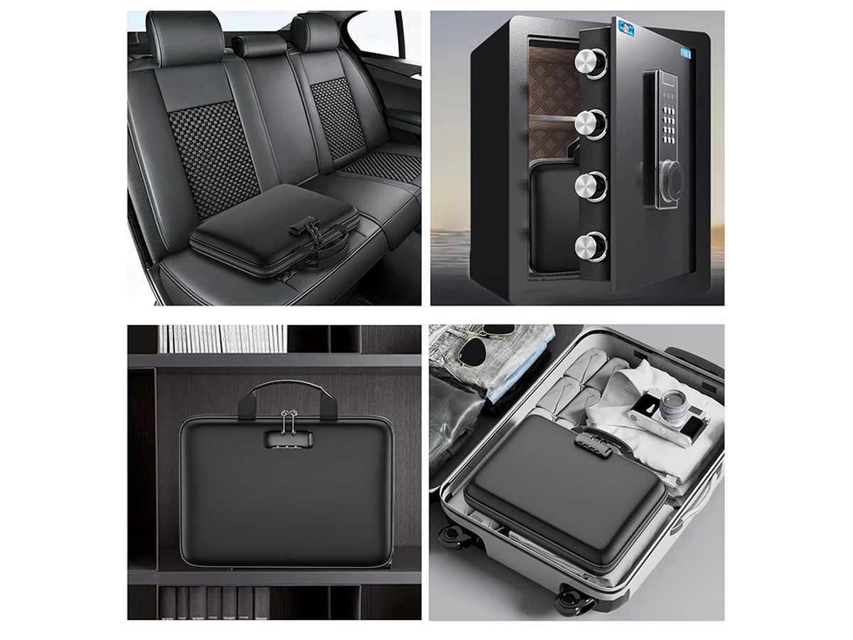 Fireproof File Organizer with Lock
