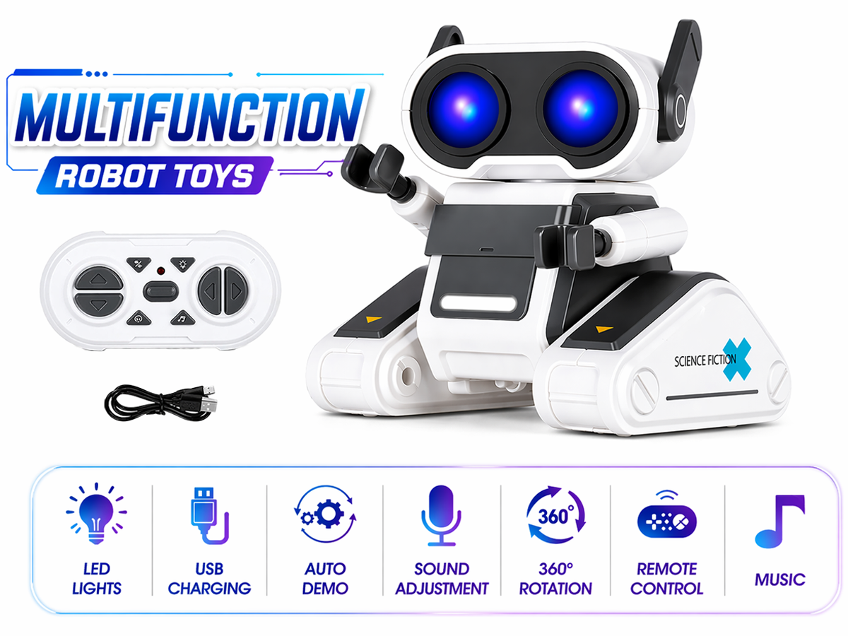 Rechargeable Remote Control Robot Toy with Touch