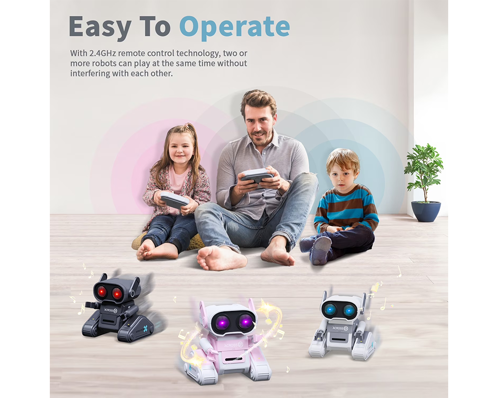 Rechargeable Remote Control Robot Toy with Touch