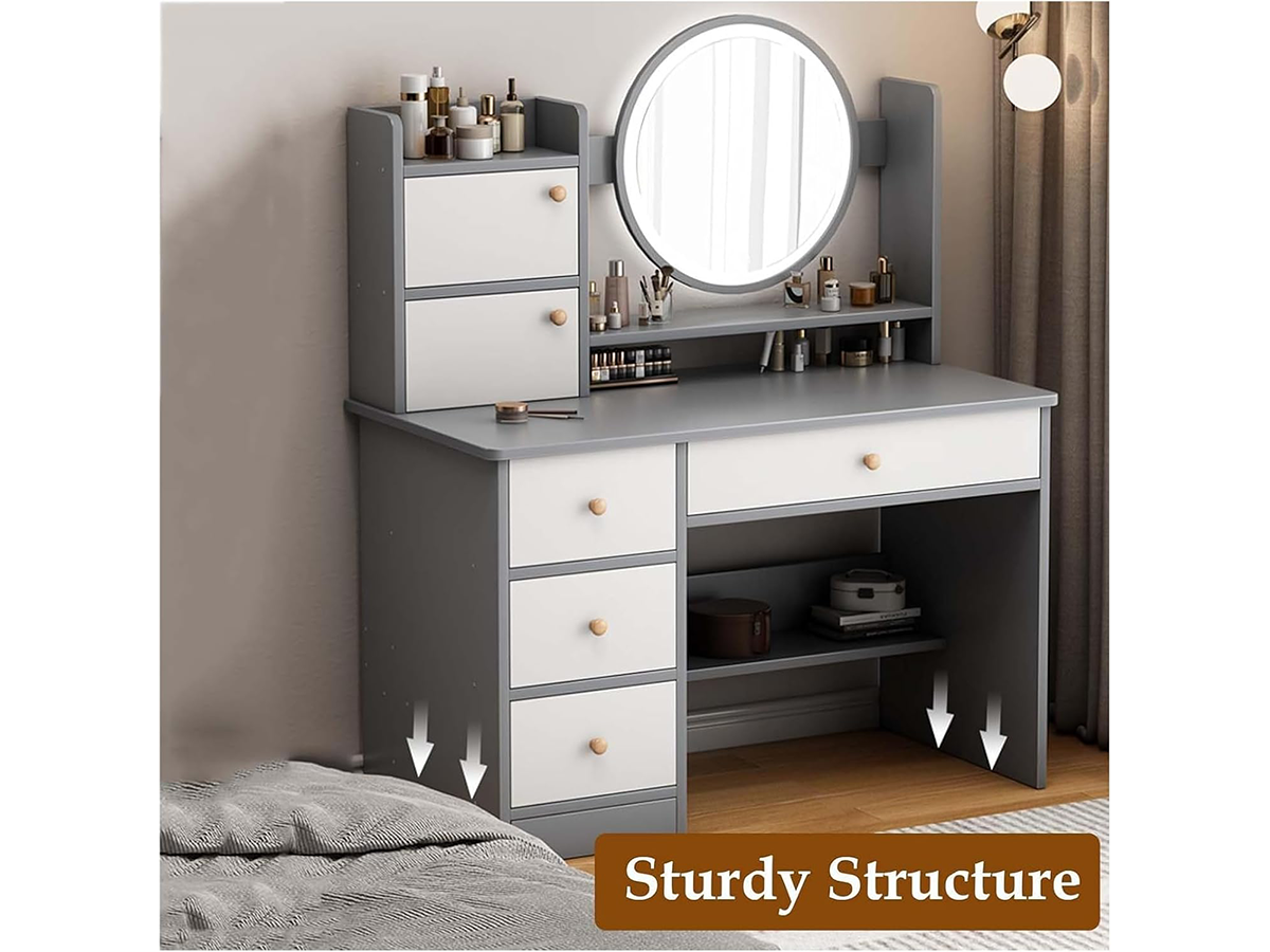 Dressing Table with LED Mirror