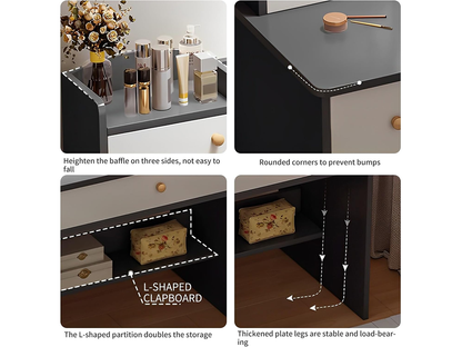 Dressing Table with LED Mirror