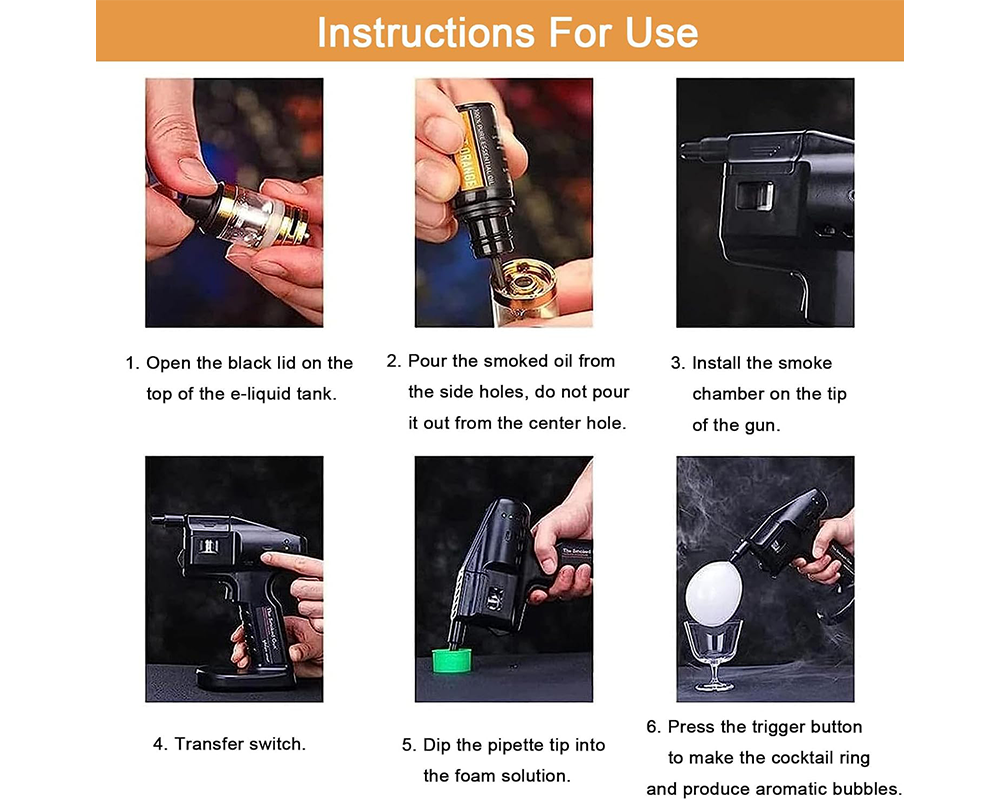 Cocktail Bubble Machine Kit