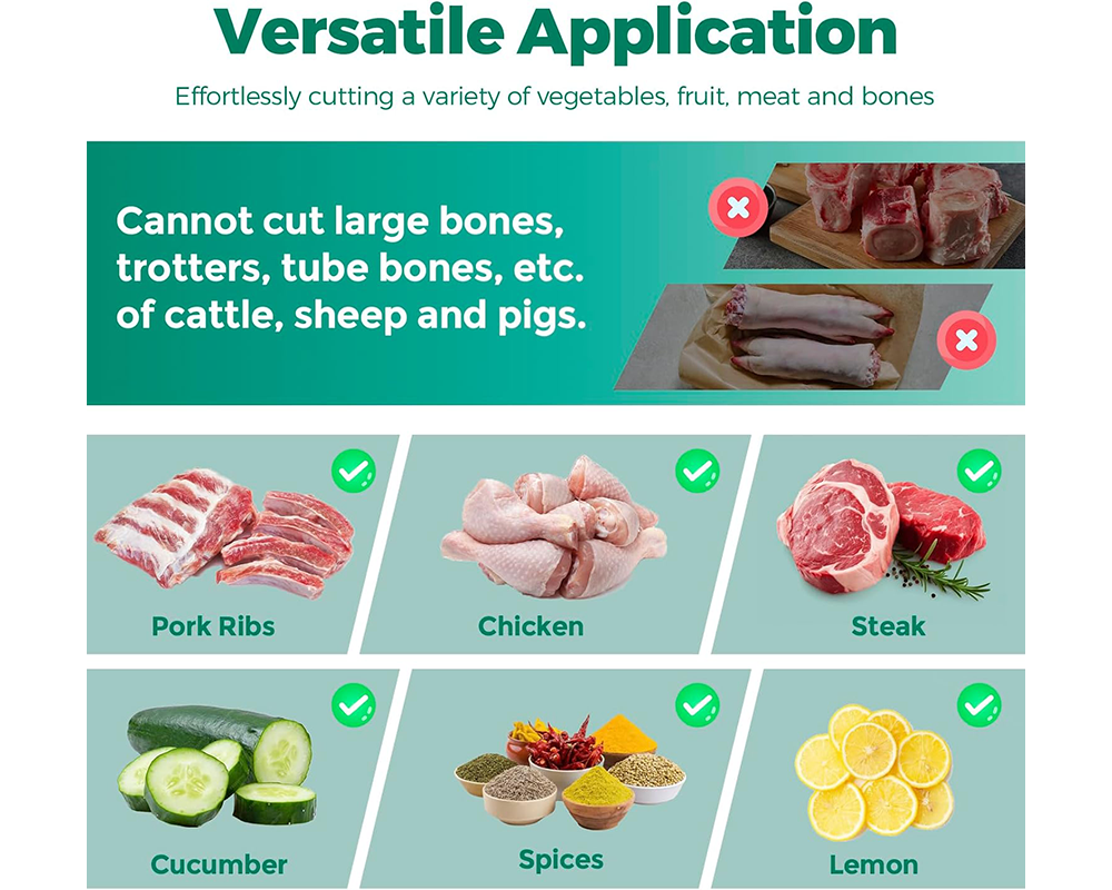 Frozen Meat Slicer Stainless Meat Cutter