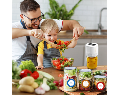 Electric Jar Vacuum Sealing Machine Kit