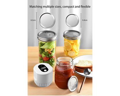 Electric Jar Vacuum Sealing Machine Kit
