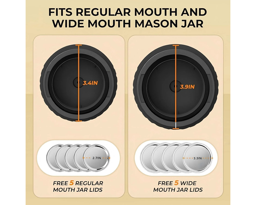 Electric Jar Vacuum Sealing Machine Kit