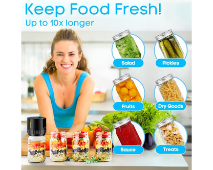 Electric Jar Vacuum Sealing Machine Kit