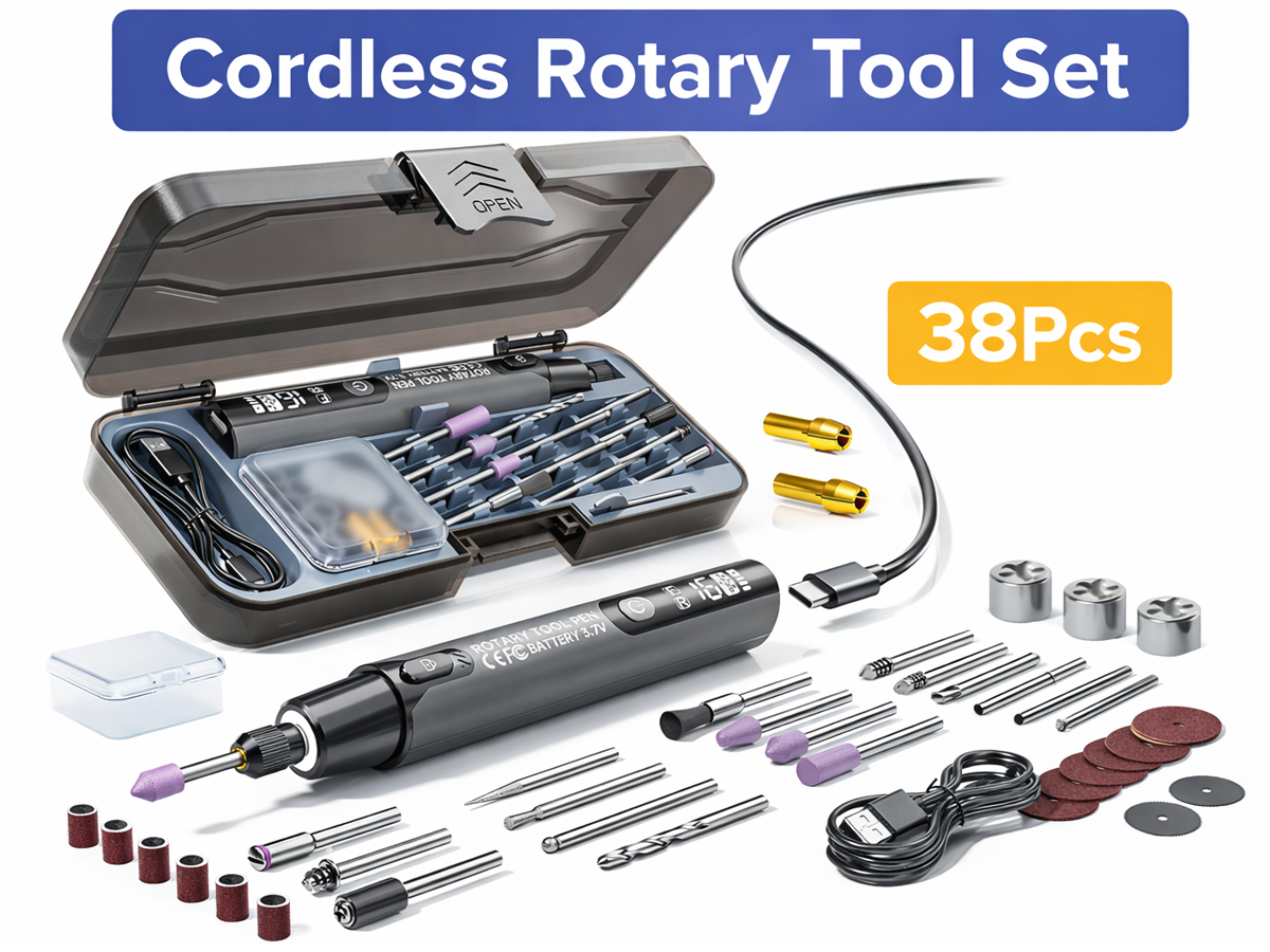 Cordless Rotary Drill Tool Set