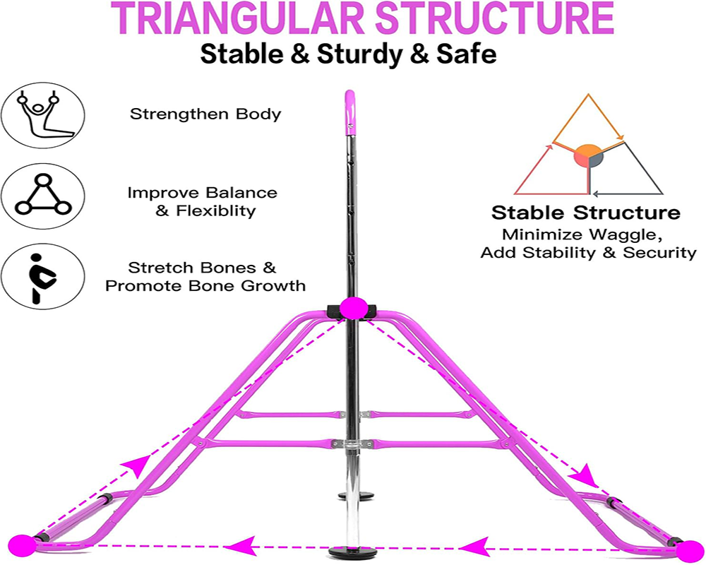 Gymnastics Training Bar Purple