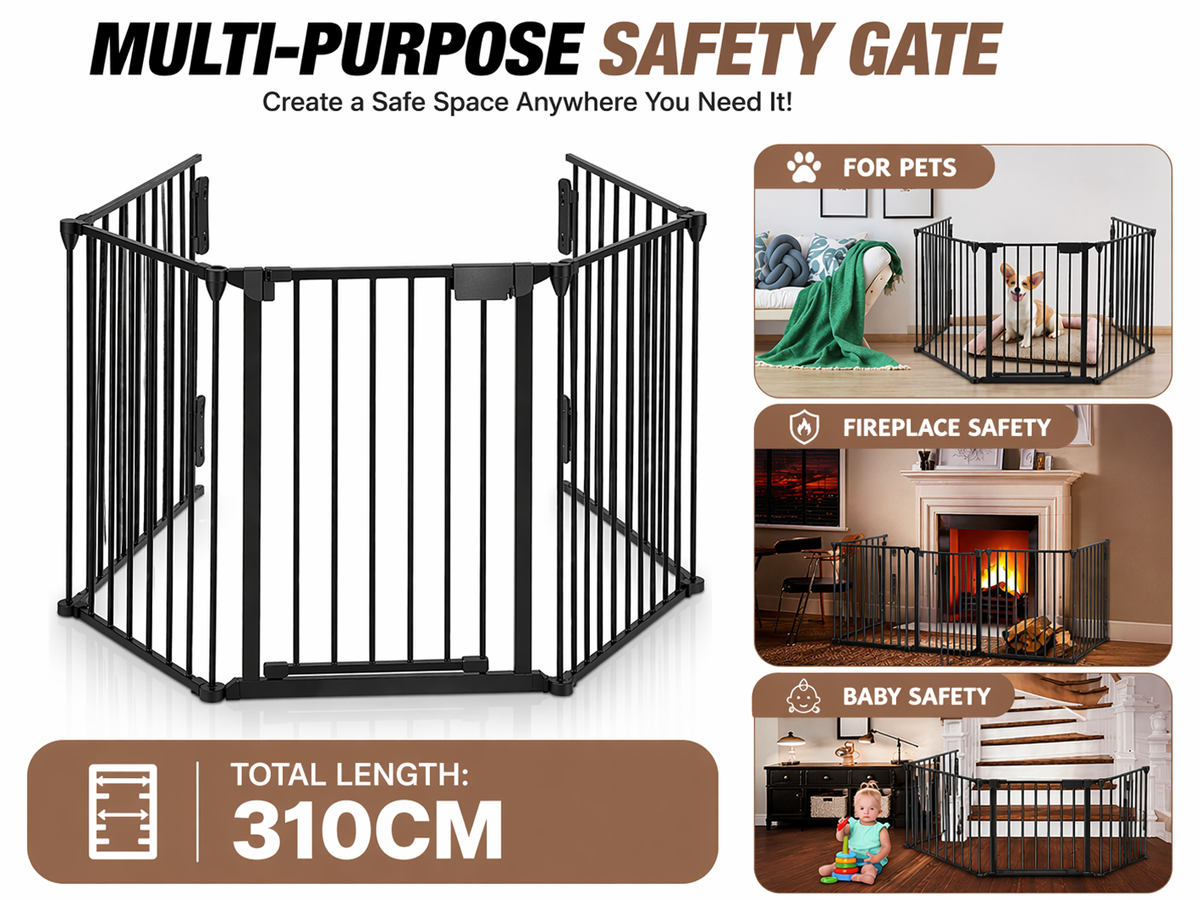 Pet Isolation Door Fireplace Fence Safety Gate