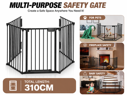 Pet Isolation Door Fireplace Fence Safety Gate
