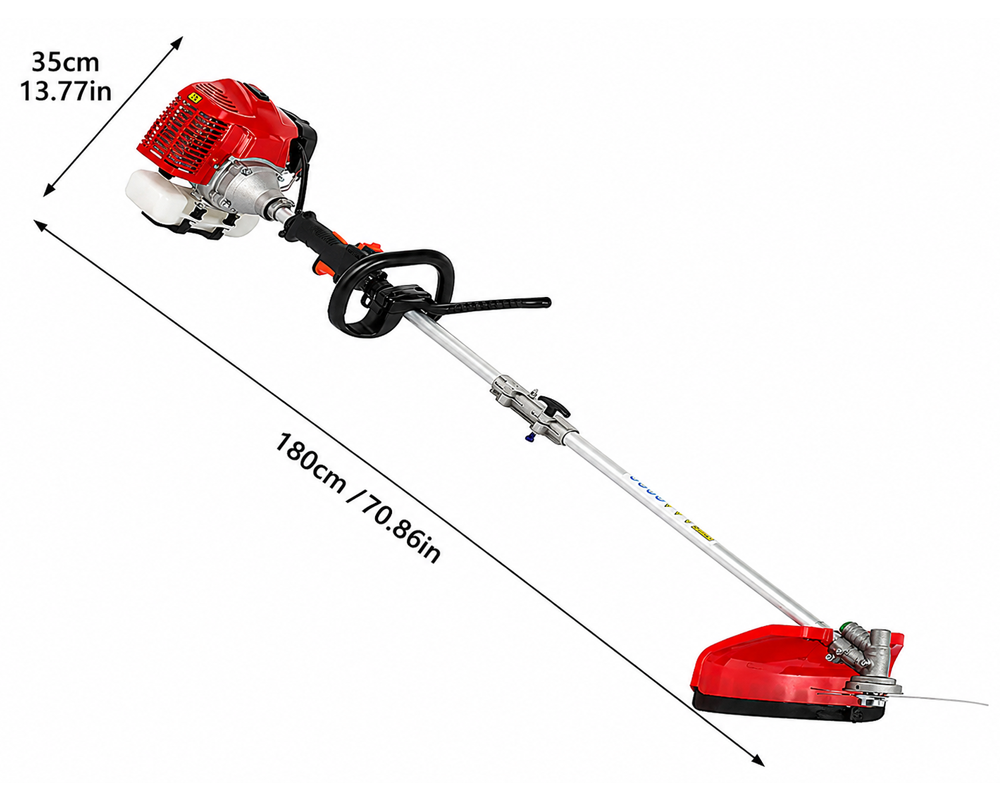 Petrol Garden Multi Tool 5 in 1 Grass Trimming and Cutting Set