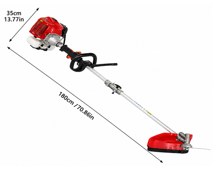 Petrol Garden Multi Tool 5 in 1 Grass Trimming and Cutting Set