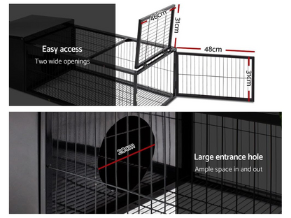 Rabbit Cage Rabbit Hutch Metal Pet Playpen