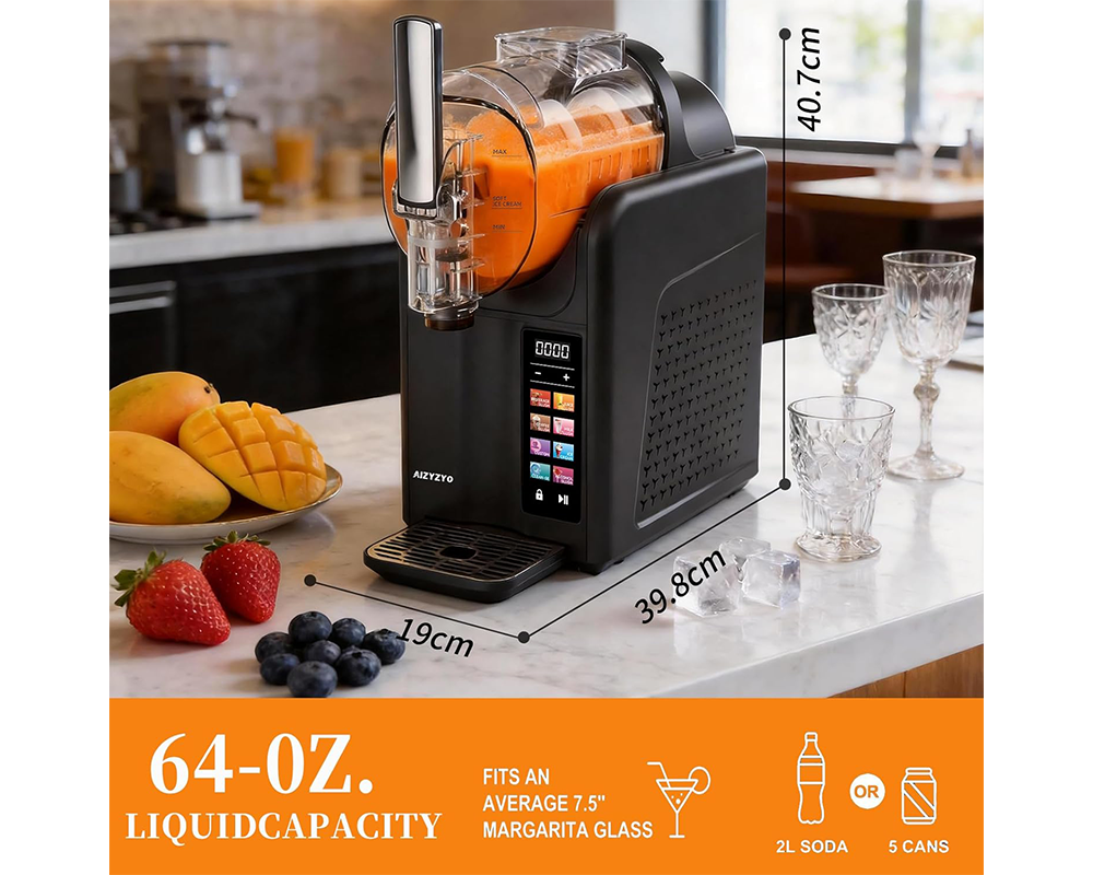 2L Slushie Maker Frozen Smoothies Milkshakes