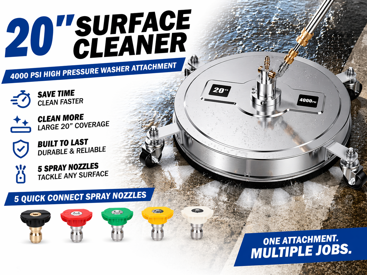 20" Pressure Washer Surface Cleaner