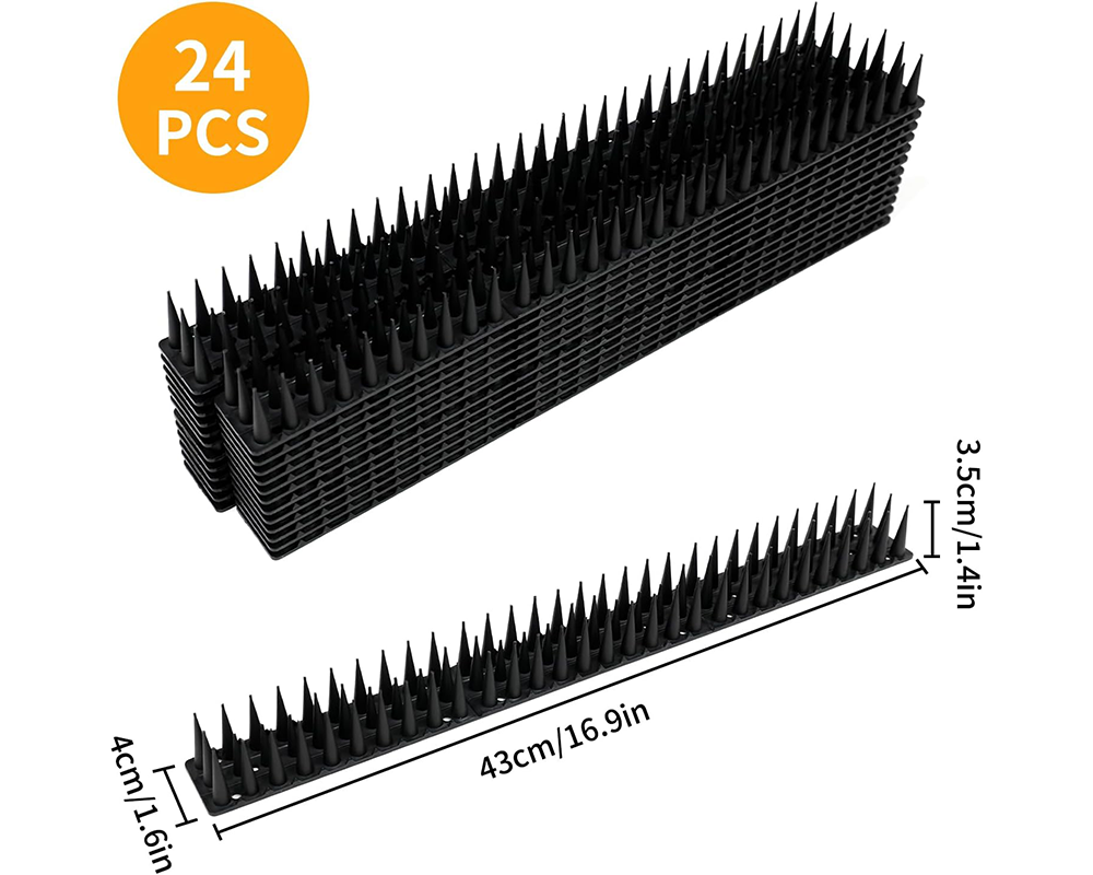 10m Bird Spikes Pest Control Fence 24 PCS