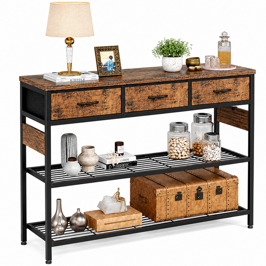 Console Table with 3 Drawers
