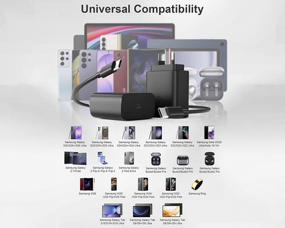 25W USB C Fast Charger for Samsung