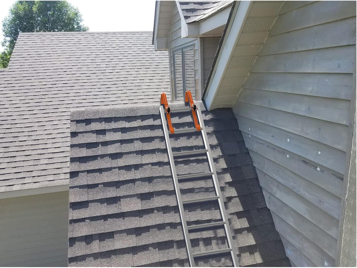 2 PCS Ladder Roof Hook with Wheel