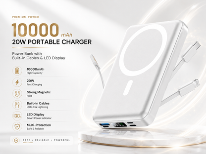 10000mah Wireless Power Bank