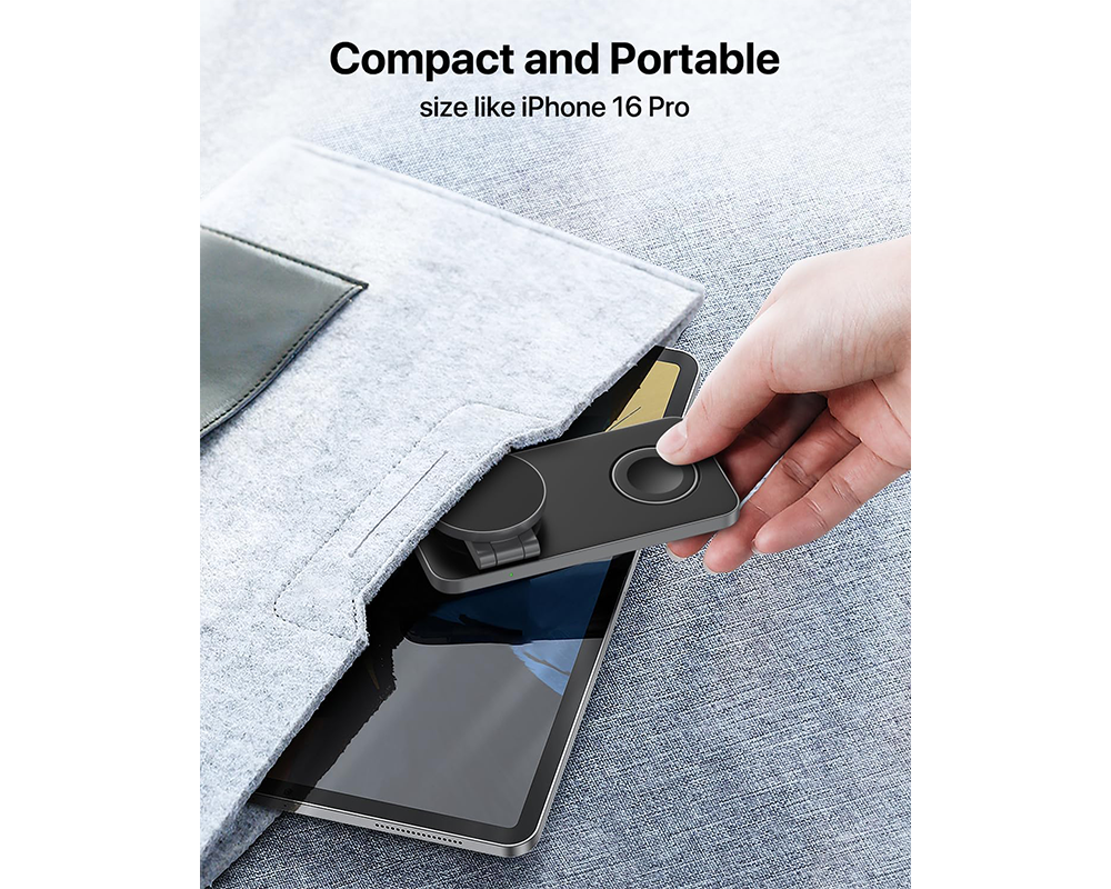 Wireless Charger Dock Charging Station Black