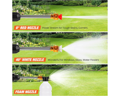 Rechargeable High Pressure Washer Gun Kit