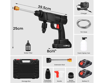 Rechargeable High Pressure Washer Gun Kit