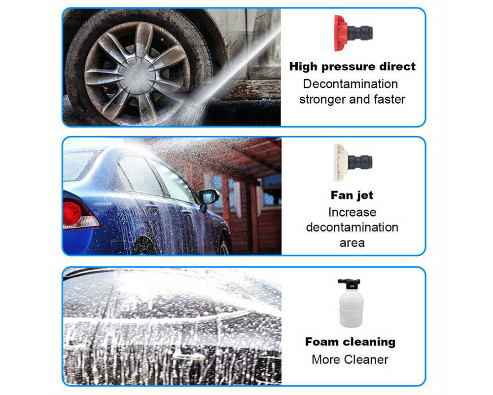 Rechargeable High Pressure Washer Gun Kit