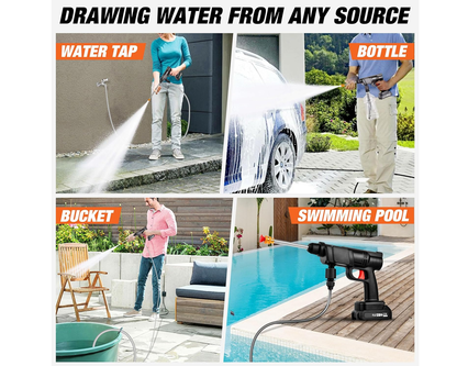 Rechargeable High Pressure Washer Gun Kit