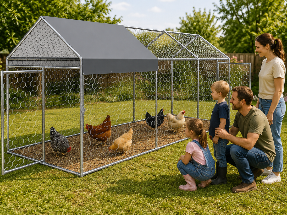 Outdoor Chicken Coop Run