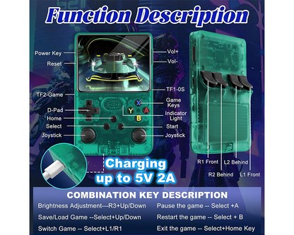 Handheld Game Portable Retro Game 3.5 Inch