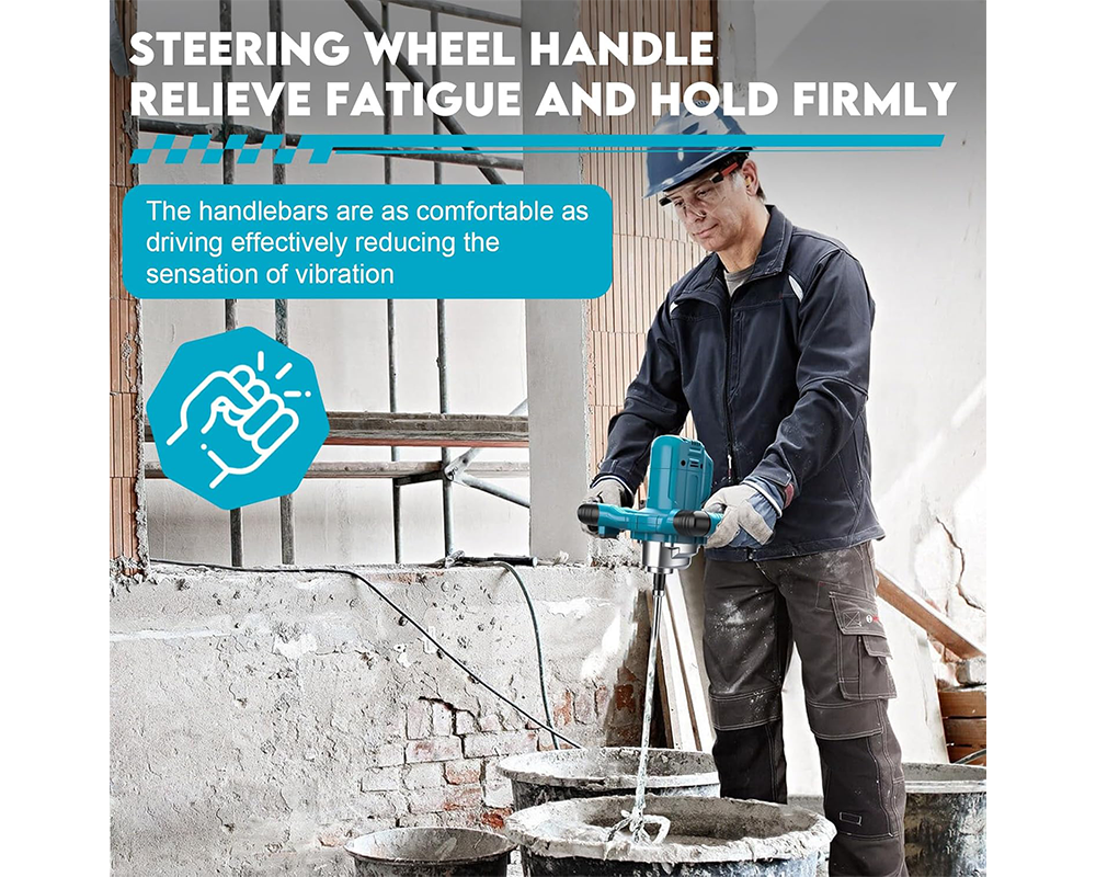 Cordless Paint Mixer Makita 21V Compatible
