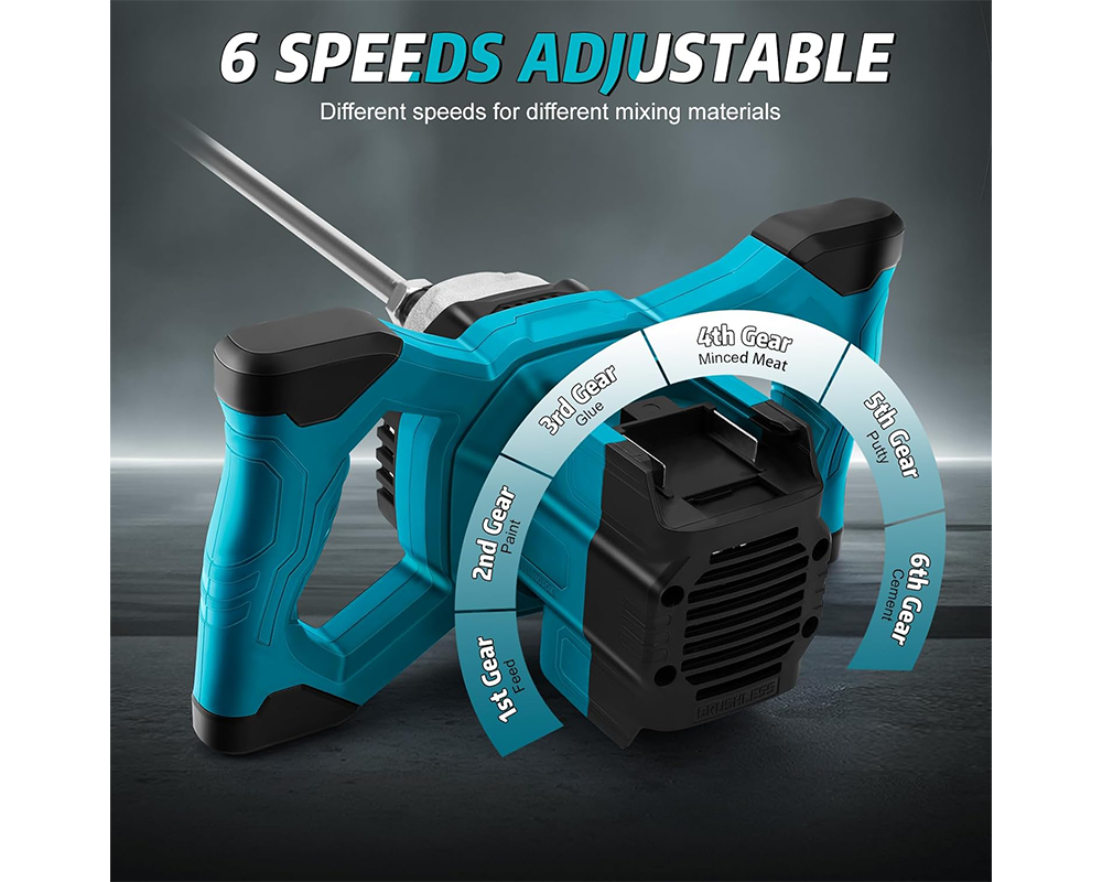 Cordless Paint Mixer Makita 21V Compatible