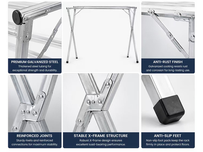 Foldable Clothes Drying Rack