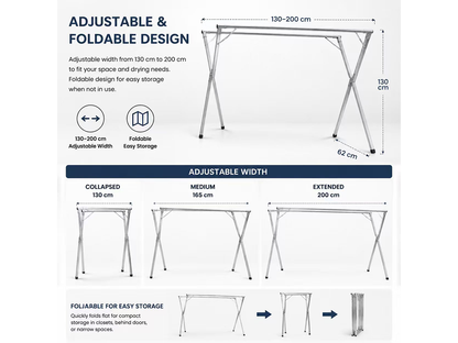 Foldable Clothes Drying Rack