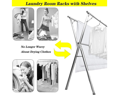 Foldable Clothes Drying Rack