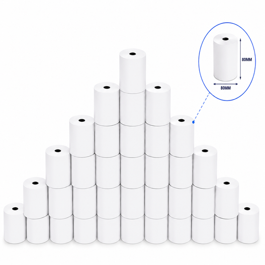 50PCS EFTPOS Thermal Paper Rolls 80MM