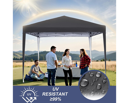Gazebo 3X3 Outdoor Marquee Gazebos Wedding Party Camping Tent 4 Wall Panels