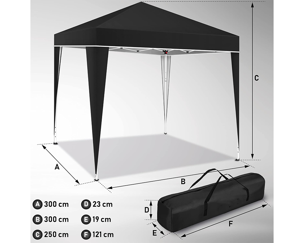 Folding Garden Gazebo 3x3M
